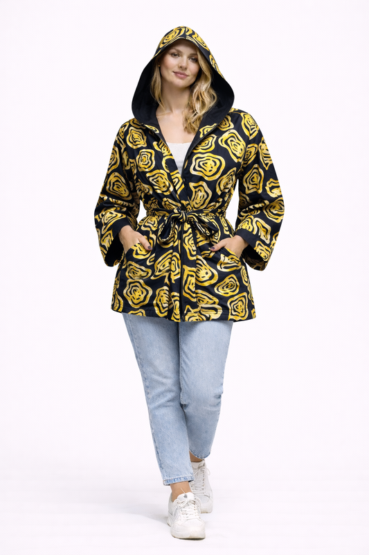 Fôret Kimono med Hette