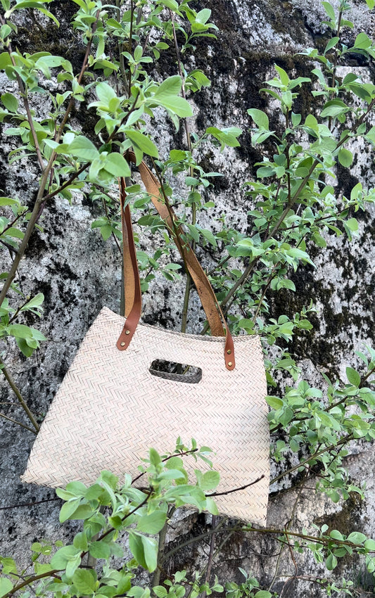 Stråveske (Stil: uten sidehåndtak)