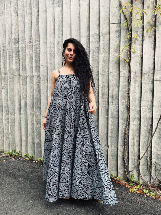 Xiluva Maxikjole Oransje