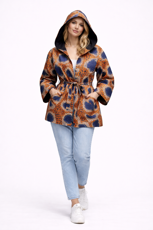 Fôret Kimono med Hette