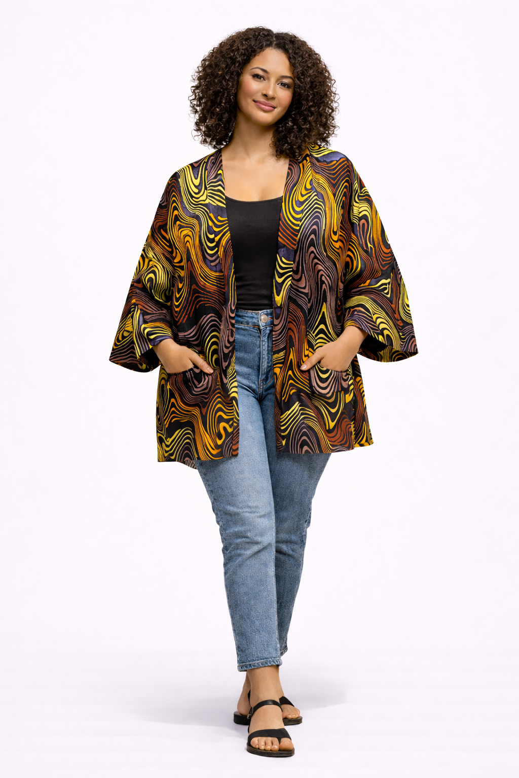 Ariazina Kort Kimono