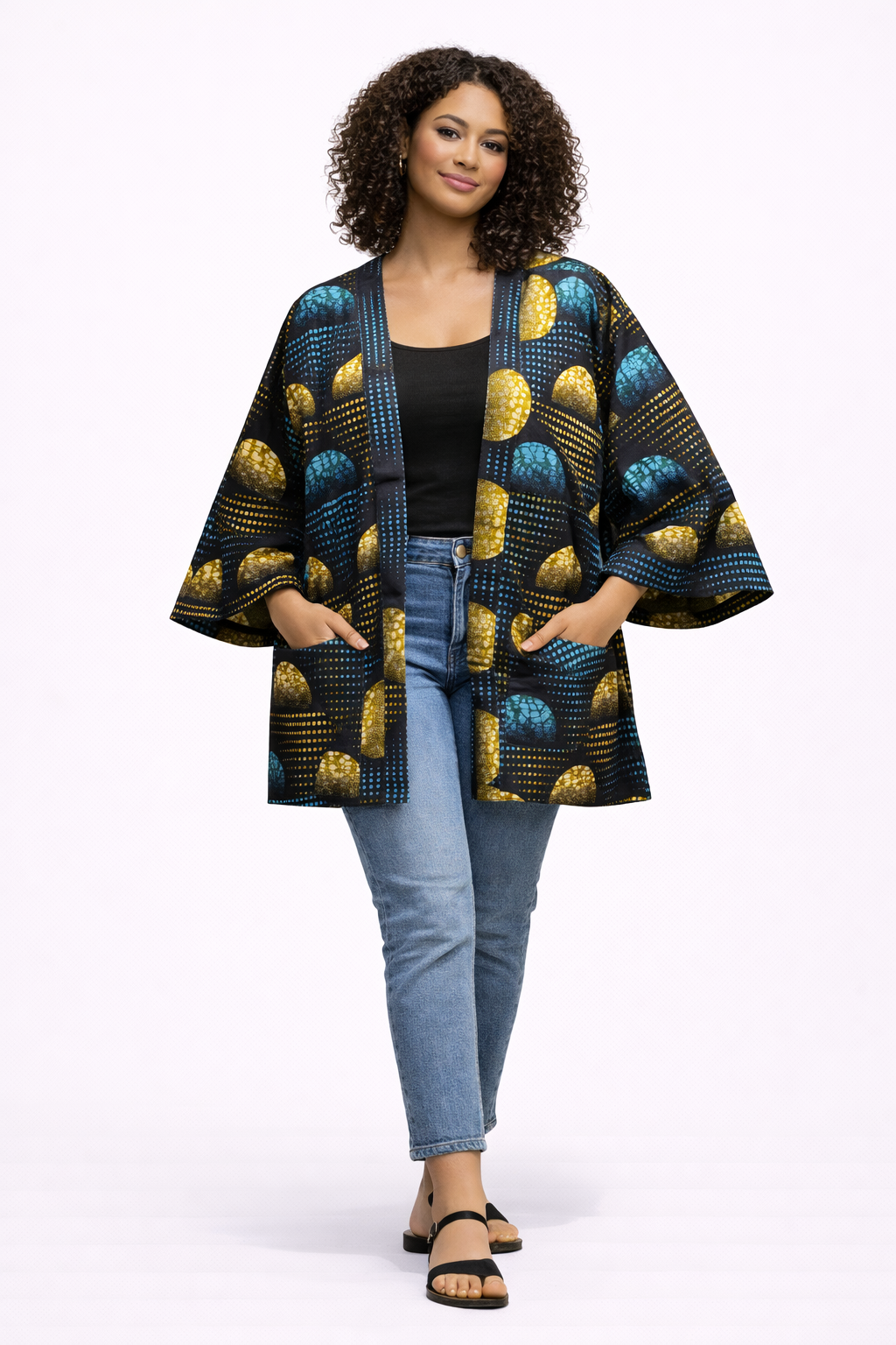 Ariazina kort Kimono